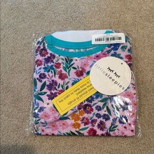 Little Sleepies sweet pea Floral Pajama long sleeve set